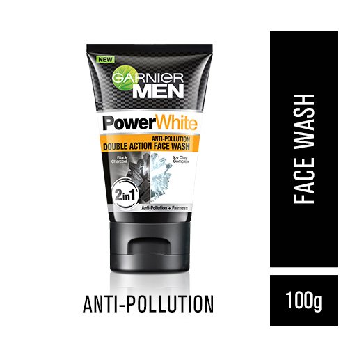Garnier Men Power White Anti Pollution Facewash - 100g